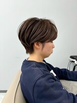 ネイロ 北千住(NeiRo)&nbsp;小顔ショートボブカラー大人ショートボブひし形ショートカット