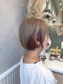 アブニール 北柏店(AVENIR) ブリーチダブルカラー!上下で色を塗り分けてより個性的に