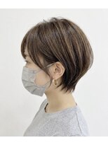 ヘアー ステア(hair stare)&nbsp;王道ショートボブ♪グレージュ/30代　40代　50代