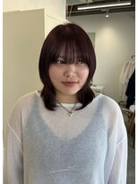 フィット ヒュー 千葉(fit hue)&nbsp;ミルクティーブロンド/ダークブルー/デジタルパーマ/千葉駅