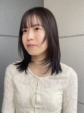 ヘアーアイストゥーレ(HAIR ICI TRE) ブリーチなし夏カラー春カラー似合わせカットワンホンレイヤー