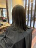 【6.7.8月限定】カット+縮毛矯正(根元6cm以内)¥9000