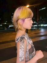 ユルク(JURK nagoya)&nbsp;栄/ダークパープル/ナチュラルショート/ミルクブラウン/夏