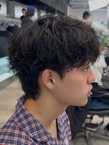 フィフスパーク(fifth PARK)&nbsp;無造作シャドウパーマのマッシュスタイル◎