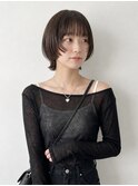 大人モードな丸みボブ【阪急梅田】