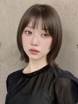 ナミ ギンザ(NAMI ginza)&nbsp;大人ボブ銀座レイヤーカット有楽町ミディアムボブベージュ