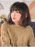 【RICCA】外ハネふんわりロングボブ