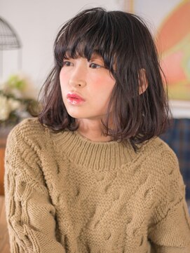 リッカ(RICCA) 【RICCA】外ハネふんわりロングボブ