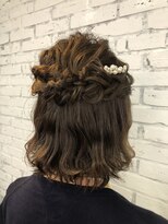 トランクス(TORANK'S)&nbsp;ハーフアップボブアレンジ