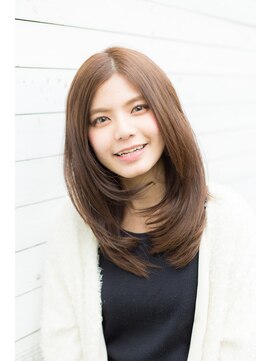 ヘアーアンドネイル キ アンティ(Hair&Nail Ki anty) 【Kianty みなとみらい】センターパート くせ毛風 ふわミディ☆