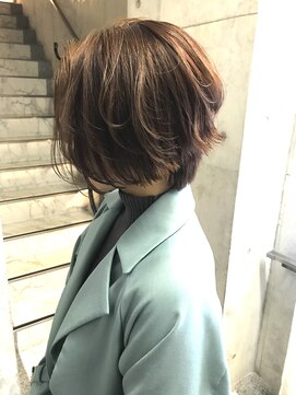 ルノン(LUNON) 【LUNON】ハンサムショート×オレンジブラウン