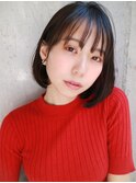 【DaVin中目黒】丸みボブ　かすみカラー