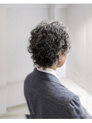 グレイッシュパーマ/カール#トリートメント/髪質改善/ヘッドスパ