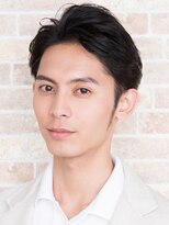 ヘアークリエイ トポライトウィロー 烏丸(Hair Create Polite willow) 20代30代40代清潔感ショート黒髪かき上げヘア爽やかビジネス