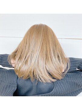 ピース トウキョウ(PEACE TOKYO) ハイトーンベージュラテカラー