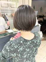 キャンバス バイ ネオリーブ 横浜西口(Canvas by neo.)&nbsp;大人かわいい小顔丸みのあるショートボブ　20代30代40代