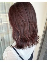 トリート 市川店(TREAT)&nbsp;ピンクカラー×ハイライト