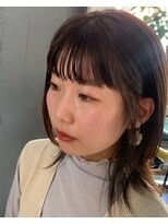 パム 恵比寿(PAM.)&nbsp;外ハネミディアム × ハイライト