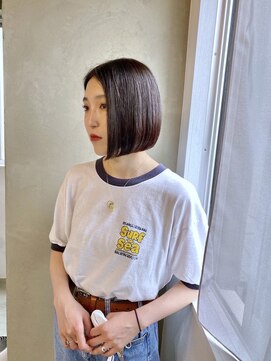 シセイ 青山(SHISEI) ぱつっとボブ/伸ばしかけショート/前下がりボブ［南青山］