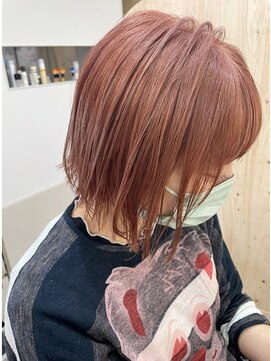 ワンバイワン(One×One) 【花菜】アプリコットブラウンカラー