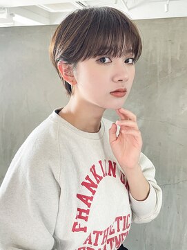 アイティー バイ アルバム 中野店(IT by ALBUM) マッシュショート_グレージュカラーボブウルフ_9158