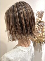 ジャム(Jam)&nbsp;切りっぱなしボブ×マーブルチョコレートカラー★中村大輔