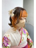 レクタ(recta)&nbsp;京都/成人式/卒業式ヘア/外ハネボブアレンジ☆