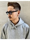 アップバングテーパーフェードバーバースタイルS