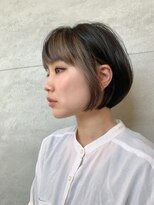 ヘアーアンドアイラッシュ ココアンジェ 福津店(CocoAnge)&nbsp;ミニボブ　フレーミングカラー