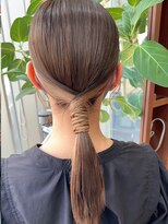 イーストハムヘッドショップ(EAST HAM head shop) ヘアアレンジ☆ロープポニー