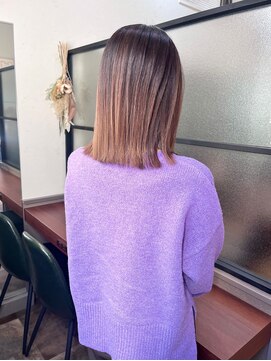 プチメゾントウキョウ(Petit Maison Tokyo) 切りっぱなしボブ_酸熱トリートメント