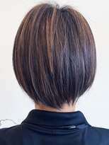 レポヘアー(Repos hair)&nbsp;20代30代40代ハイライトアッシュブラウン小顔ショート立体感