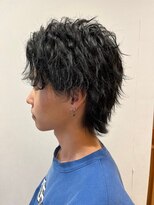 エヌアンドエー 草加店(N&A)&nbsp;メンズカット#2 黒髪縦落ちスパイラル