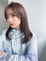 フリティ 大阪西梅田店(friity)&nbsp;オリーブベージュショートミニボブグレージュブリーチレイヤー