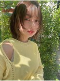 小顔★顔まわりレイヤー