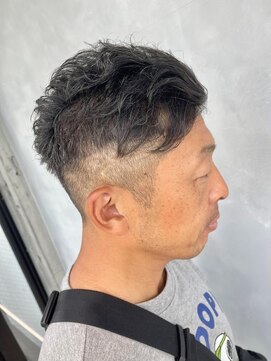 アコ(Aco) ツーブロックショート/メンズかりあげ/メンズパーマ