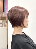 コンパクトなショートボブ★【白髪ぼかし、白髪染め】