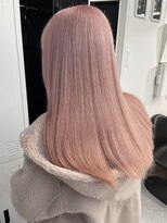 ペレ 渋谷(PELE)&nbsp;デザインカラー/レイヤーカット/ウェットヘア/オリーブベージュ