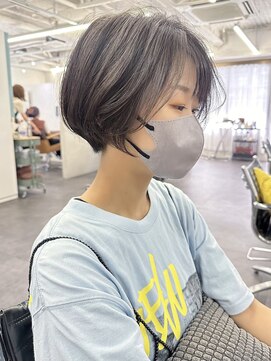 オウル(Owll) 【Owll】石田学史くびれショート20代30代40代グレージュカラー