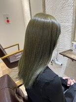 アマレット(Amaretto) ブリーチなしマットオリーブカラー