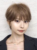 ローネス ギンザ(LONESS ginza)&nbsp;エアリーショート/ことりベージュ/小顔カット/耳かけショート