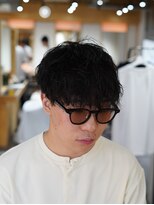 クオル 立川(QOL) シャドウパーマ 大人マッシュ 大人男子 ショートマッシュ 無造作