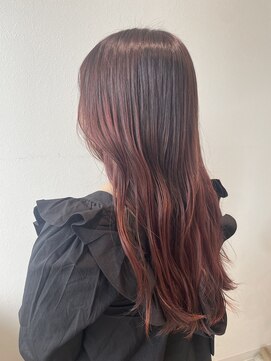 サラ ビューティー サイト 古賀店(SARA Beauty Sight) 【大人女性】20代30代/ワインレッド/ブリーチなし/肌なじみ