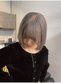 イメチェン/ホワイトブロンド/外ハネボブ/美髪/名古屋/名駅