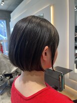 ヘア デザイン リスク(HAIR DESIGN RISK)&nbsp;【RISK 飛澤】可愛いボブスタイル　ショート　丸みシルエット