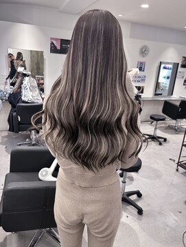 キング 高槻(K!ng) 縮毛矯正髪質改善ハイライトレイヤーカット枚方美容室エクステ