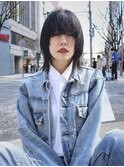 黒髪ボブウルフ【LEB神戸三宮】