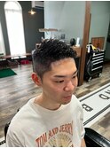 サーフカール/スパイキーショート/ブルーブラック