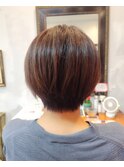 オーガニックカラー/艶髪ショート