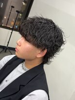 プルーブトウキョウ 渋谷(PROVE TOKYO)&nbsp;爽やか無造作ビジネスツーブロック波巻きパーマ